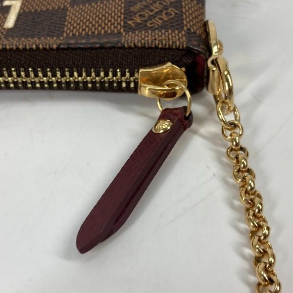 LOUIS VUITTON Damier Pochette Mira MM Accessory Pouch Chain Shoulder Bag - Picture 12 of 15